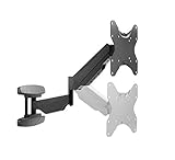RICOO TV Monitor Wandhalterung Schwenkbar Gasdruckfeder für 23-42 Zoll, Universal TV Halterung S3422, Fernsehhalterung für Wand, Wandhalterung Fernseher 32 Zoll+ bis 30 Kg, max. VESA 200x200 mm