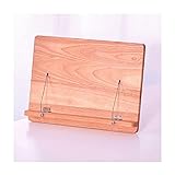 luckxuan Buchständer/Leseständer Faltbare Buchständer Tragbare und einstellbare Leseauflagehalter Fach for Lehrbuch Tablet Laptop Kochbuch dokument 16 x 12 Zoll Book Stand