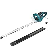 Elektro Heckenschere, KITLUCK 550W elektrische Heckenschere gartenschere mit Messerscheide, Schnittlänge 510mm, Schwertlänge 550mm, Zahnabstand Ø20mm