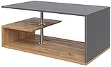Vicco Couchtisch Guillermo Wohnzimmertisch Beistelltisch Holztisch Kaffeetisch 90 x 50 cm