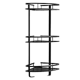 Ganekihedy 3 Stufig Ecke Aluminium Badezimmer Wand Halter Regal Badezimmer Ecke Lager Rack Kein Bohren Keine NäGel Anti Rost