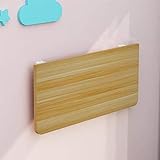 BAWHO Sehr Praktische An Der Wand Montierte Drop-Blatt-Tischklappküche Esstisch Workbench Computertisch Für Die Heimküche Zu Hause/Holzfarbe/100 * 50 Cm/39 * 20In