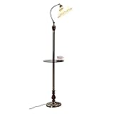 PAREKS Stehlampe Vertikale Tischlampe Moderne Stehlampe Schlafzimmer Wohnzimmer for Lesen Licht