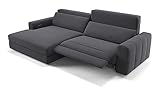 sofanella - Ecksofa Capri Eckcouch Stoffgarnitur Stoff