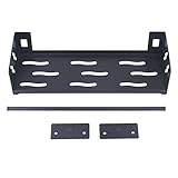 Jeanoko Gewürzregal zur Wandmontage, platzsparend, multifunktional, Karbonstahl, gute Drainage, große Tragfähigkeit, Aufbewahrung für Küche, Badezimmer (regulär, 30 cm)