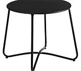 ARMOQ Minimalistischer Kreativer Couchtisch, 1X Rostfreies Eisen Kleiner Runder Tisch Sofa Nachttisch Solide Farbe Hof Balkon Couchtisch/D/1 Stück