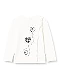 Chicco Baby-Mädchen LANGÄRMLIGES (865) T-Shirt, weiß und dunkelblau, 2 Jahre