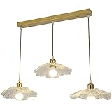 LPFWSK 3 Lichter im japanischen Stil, Messing-Glas-Pendelleuchte, einköpfige Hängeleuchte, Nordeuropa, Wiederherstellung alter Wege, Kronleuchter, Veranda, Korridor, Restaurant, Schlafzimmer, Kopfteil