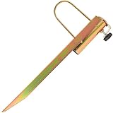 GANAZONO Sonnenschirmstecker Kleiner Ständer Sonnenschirmständer Sonnenschirme Im Freien Sonnenschirmschraube Sand Tragbarer Schirmsockel Schirmanker Für Rasen Sandschnecke Metallschirm