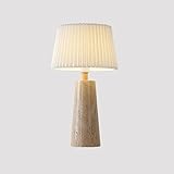 HYQHYX tischlampe grün Schlafzimmer-Nachttischlampe, Lampenkörper aus gelbem Lochstein, Wohnzimmer-Tischlampe im japanischen Stil, geeignet für Schlafzimmer und Arbeitszimmer(Color:2,Size:)