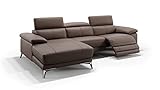 sofanella - Ecksofa Milano Ledercouch Eckcouch Eckgarnitur Leder