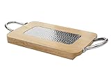 Heine home hochwertiges Tablett Griffe aus Mangoholz H/B/T ca. 5,5/49,5/22 cm