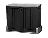 Keter Mülltonnenbox Store it Out Midi, Schwarz, 845L