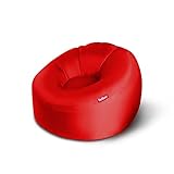 Fatboy® Lamzac 3.0 Luftsofa | Großes, aufblasbares Sofa/Liege/Bett in Rot, Sitzsack mit Luft gefüllt | Outdoor geeignet | 110 x 103 x 62 cm