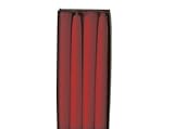 Kerzen & Brennzubehör 8 Leuchterkerzen Ø 22 mm · 250 mm rot aus 100% Stearin Spitzkerzen