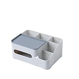 Tissue-Box Für Wohnzimmer, Couchtisch Und Esszimmer 17 X 24 X 11 Cm Weiß