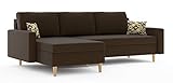 Sofini Ecksofa Etna mit Schlaffunktion! Best ECKSOFA! Eckcouch mit Bettkästen! (Lux 12)