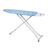 Bügelbrett Home Iron Mesh Großes Bügelbrett, verstellbares Bügelbrett, 107 * 85 cm Blauer tragbarer Bügeltisch