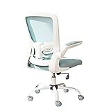 OUYOXI Chaise de Bureau, Peut être inclinée à la Maison Chaise ergonomique Bureau d'étudiant Chaise Longue Salle d'étude Main courante Mobile Chaise d'ordinateur Creative/Bleu (Bleu)