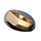 Aotiwe Eheringe Matt, Herrenring Schwarz Pfeil Edelstahl Größe 67 (21.3) Geschenk Beste Freundin