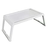 ANIFM Modischer klappbarer niedriger Tisch, konkav gerillter PP-Kunststoff-Klapptisch, Laptop-Schreibtisch, Couchtisch, Nachttisch, fertiges Produkt/#3, hergestellt in China Comfortable Anniversary