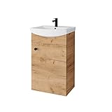 Planetmöbel Waschtischunterschrank 45cm Gold Eiche