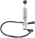 DEPILA 4-Zoll-Bierzapfpumpe, Federverschlussprinzip, Bierfasspumpe, Standardgewinde, rostfreier Edelstahl for amerikanische D-System-Fässer Zapfanlage