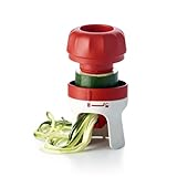 TUPPERWARE Praktischer Spiralschneider – verwandelt Gemüse in Gemüse-Spaghetti – einfach zu bedienen und kompakt – spülmaschinenfest und BPA-frei