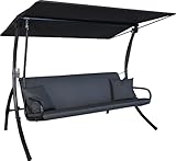 Angerer Hollywoodschaukel Elegance Zip anthrazit