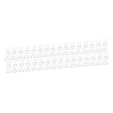 DOITOOL 32 Stück Rollo-Vorhang-Zug-Perlenhaken Dekorative Haken Clip-Haken Dekorative Jalousien Vorhang-Haken Rollo-Clips Rollo-Teile Vorhang-Rollo-Clips Rollo-Zug-Anleitung