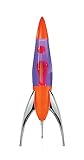 Mathmos Telstar Lavalampe Rakete (Orange - Violett/Rot)