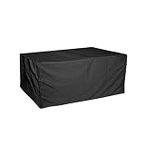 VXHCS Gartenmöbel Abdeckungen, 420D Gartenmöbel Abdeckung für Gartenmöbel/Gartentische-Wasserdicht, Winddicht, UV-beständig (Color : Black, Size : 115x115x70cm)