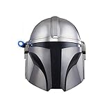 Hasbro Star Wars Wars The Black Series The Mandalorian elektronischer Premium Helm Rollenspielprodukt, Silber, One Size