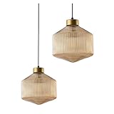 FIONEL Hängeleuchte Moderne Kristall Kronleuchter Restaurant Cafe Treppenlampe Mode Einfache Kreative Glas Wohnzimmer Nacht Hängelampe Dekorative Beleuchtung Pendelleuchte (Color : 23cm gray color)
