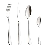 Esmeyer Besteckset, Edelstahl, Silber, 26.5 x 25.5 x 4 cm