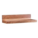 möbelando Wandregal Mumbai Massiv-Holz Akazie Holzregal 80 cm Landhaus-Stil Hänge-Regal Echt-Holz Wand-Board Natur-Produkt