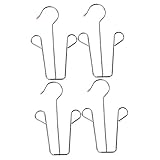 Cabilock 4 Stück Schuhregal Schuhregal Für Schrank Edelstahl-Kleiderbügel Haken Kleiderbügel Zum Aufhängen Von Schuhen Schuhhalter Schuhe Trocknen Organizer Schuhe