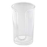 iDesign 38610EU Clarity Wattepad-Spender, durchsichtig