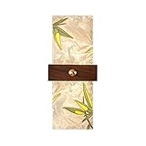 Wandlampe Handbemalte Emaille Farbe Hintergrund Wandleuchte Kreative Holz Schlafzimmer Nachttischlampe Wohnzimmer Flur Dekorative Lampen Wandmontageleuchte (Size : S)