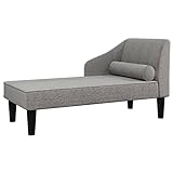 ANGYANG Schlafsofa 2-Sitzer, Schlafcouch, Sofas & Couches, Couch Mit Schlaffunktion, Liegesofa, Sofabed, Hellgrau Stoff