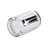 OUKENS Wasserhahn, Wasserhahn, 3 Farbverlauf, LED-Licht, Wechselnder Glühtemperatursensor, Dusche, Badezimmer, Wasserhahn, Wasserhahn, Waschbecken Für Küche