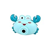 Clicitina Elektrische Krabbenblasenmaschine 60ml Sommerspaß Spielzeug Kinder Feuerlöscher Outdoor Spielzeug Bable Toy Xj242 (Blue, One Size)
