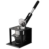 Press-Entsafter, Handpress-Entsafter aus Edelstahl, multifunktionale manuelle Zitruspresse, professioneller Kaltpress-Entsafter für Orangen-Zitronen-Limetten-Granatapfel-Grapefruits