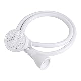 MOUMOUTEN Haustier-Duschsprühschlauch, Gummischlauch Zum Aufstecken auf Badewanne, Waschbecken, Wasserhahn, Zubehör, Düse, Gleichmäßiges Abwasser Für Die Reinigung von Haustieren(Einzelkopf)