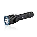 OLIGHT Warrior X 3 LED Taschenlampe 2500 Lumen 560 Meter Leuchtweite, USB wiederaufladbar Helle Taktische Taschenlampe IPX8 Wasserdicht mit Glasbrecher für Outdoor, Camping, Wandern(Schwarz)