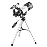 Teleskop für Anfänger – HD-Teleskop mit starker Vergrößerung für Kinder von 8 bis 12 Jahren mit leichtem Rahmen, technologische Gadgets 70 mm Aperture Teen Boys Geschenkideen Ziyang