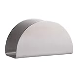 Taschentuchbox Serviettenhalter aus Metall, Serviettenhalter, Präsentationsständer for Zuhause, Küche, Restaurant, Arbeitsplatte, Serviettenhalter Kosmetiktücherbox (Color : Silver)