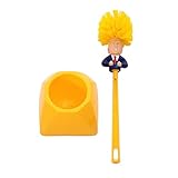Klobürste Toilettenbürste Trump WC-Bürste mit Halter, Knebel-Geschenk-Puppe for die Tiefenreinigung des Badezimmers Machen Sie Ihre Toilette Wieder großartig WC-Bürste (Color : A)