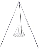 Dreibein Schwenkgrill mit Edelstahl Rost 50 cm