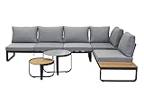 dasmöbelwerk Lounge Sitzgruppe Gartensofa Savannah Ecksofa Gartenlounge Teakholz